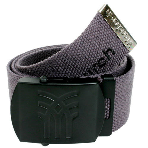 Fenchurch Mens Fenchurch Slybridge Web Belt Shadow Grey