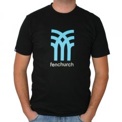 Mens Fenchurch Symbol Tee Black