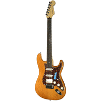 American Deluxe Strat HSSRW,Amber