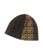 All Over Logo Knit Wool Skull Cap