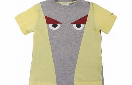 Monster eyes T-shirt Yellow `2 years,4 years,5