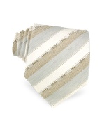 Signature Stripe Woven Silk Tie