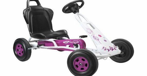 Ferbedo Tourer t-1 Go kart - Pink & White