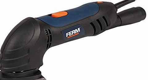 Ferm DSM1009 240V Delta Sander with 6 Sanding Sheets/ Dust Collection Adapter