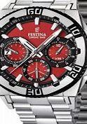 Festina Mens Chrono Bike 2013 Red and Silver Watch