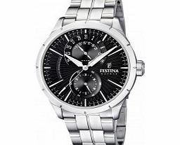 Festina Mens Multi-Function Steel Watch