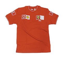 FILA Ferrari FILA Ferrari Round Neck T-Shirt (Red)