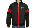 Four Stripe Black/Red Wind Jacket