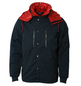 3 in 1 Dark Peacoat Hooded Jacket