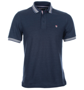 Peacoat Marl Pique Polo Shirt