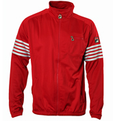 Red Full Zip Tracksuit Top