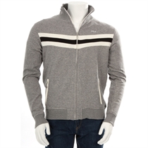 zip track top grey