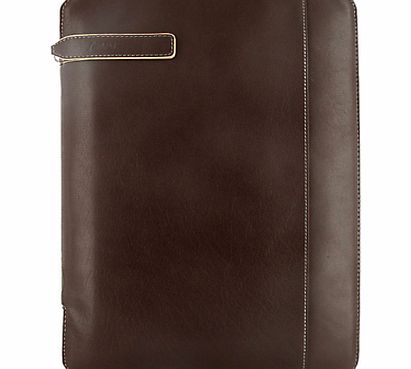 Holborn Zipped A4 Folder, Brown