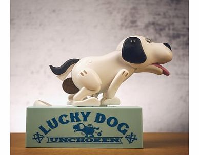 Eat  Poo Dog Coin Bank (White)