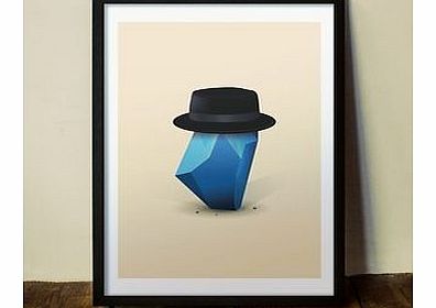 Heisensky (Large in a Black Frame)