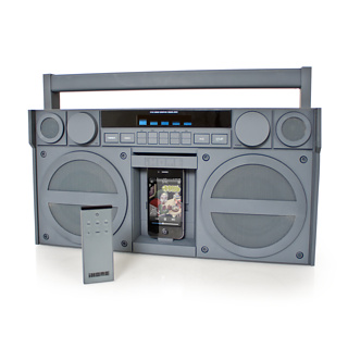 iHome iP4 Boombox (Grey)