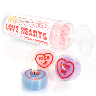 Love Hearts Tealights