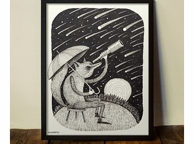 Meteor Shower (Large in a Black Frame)