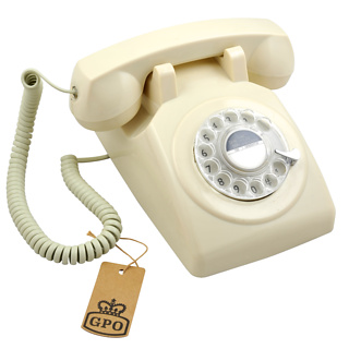 Retro Telephones (Ivory)