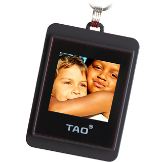 Tao Digital Photo Keychain (Black)