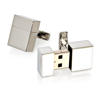 USB Flash Drive Cufflinks