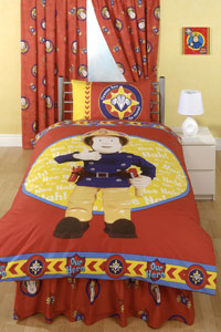 fireman sam 66 inch x 72 inch Curtains