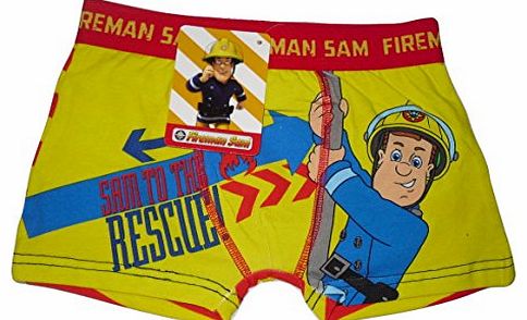 BOYS BOXER SHORTS UNDERWEAR FIREMAN SAM (3-4 years)