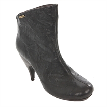 Black Leather Ankle Boot