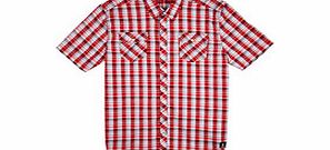 Boys 3-7 yrs red checked shirt