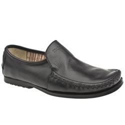 Male Driva Leather Upper in Black