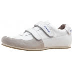 Mens Cover Velcro Trainer White/Navy