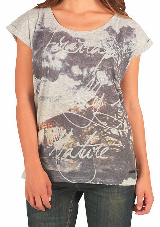 Womens Grace Deadly T-Shirt Grey Marl