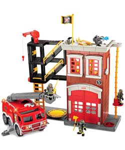 Imaginext Firestation and Fire Engine