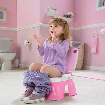 Royal Step Stool Potty - Pink