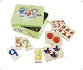 Wooden Number Puzzle