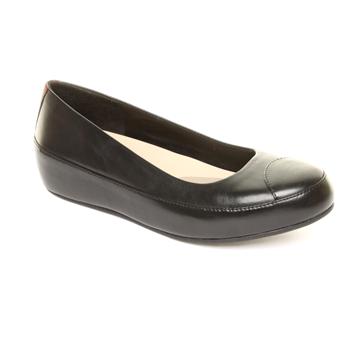 Fitflop Due Leather Ballet Pumps