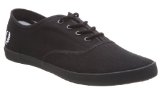 Fred Perry Coxson Canvas Plimsole Black/white - 9 Uk