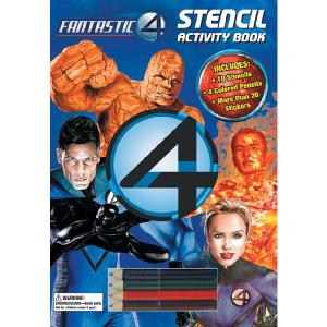 Funtastic Fantastic Four Stencil Book