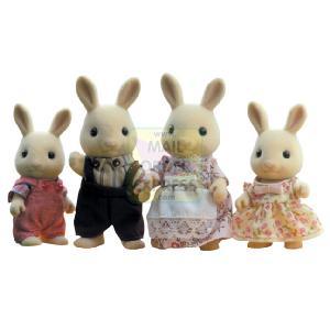 Sylvanian Families Buttermilk Rabbit Family