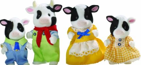 Sylvanian Families Friesian Cow Family