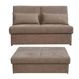 Marcel Sofa Bed In Mink Microfibre