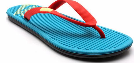  Solarsoft Thong Flip Flops Crimson/Ultra Marine