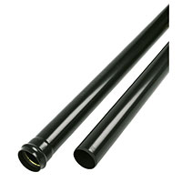 Single Socket Soil Pipe Black 2 x 3m SP3 Pack of 2