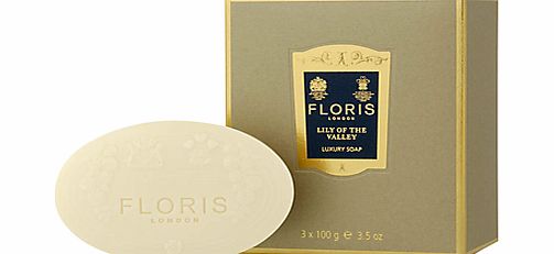 Lily of the Valley Luxury Soap Set, 3 x