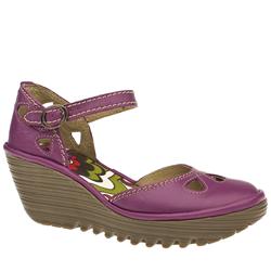 Female Yuna Ank Str Leather Upper Evening in Purple