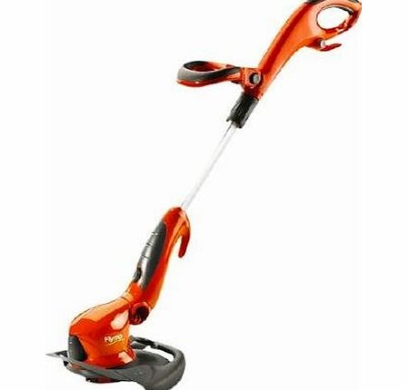 Flymo Power Trim 500XT Electric Grass Trimmer Orange/Grey (Flymo power trim 500XT electric grass trimmer mechanism lawn edge facility)