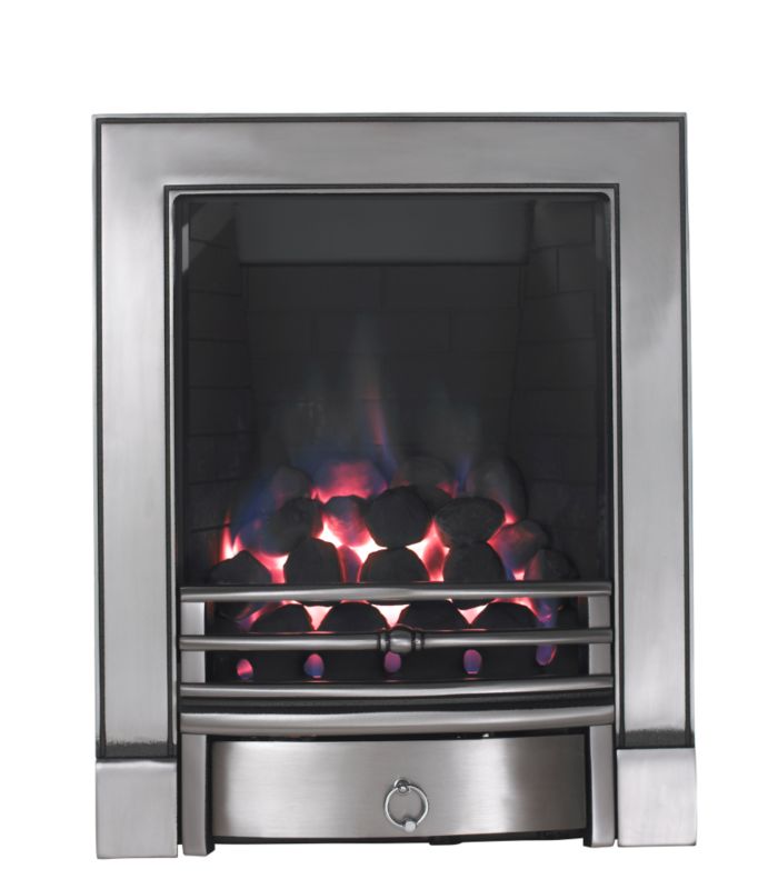 Focal Point Soho Full Depth Gas Inset Fire Chrome Finish