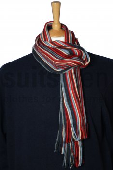 Mens Rustic Stripey Scarf