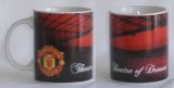 OFFICIAL MANCHESTER UNITED F.C. BLACK THREATRE OF DREAMS CERAMIC MUG