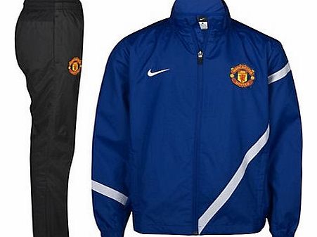 Nike 2011-12 Man Utd Nike Sideline Tracksuit (Blue)